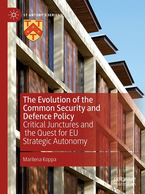 Title details for The Evolution of the Common Security and Defence Policy by Marilena Koppa - Wait list
